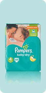 Pampers Baby-Dry nappies
