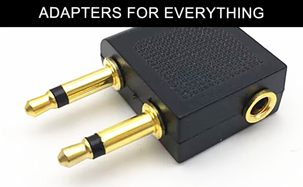 plane headphone adapter
