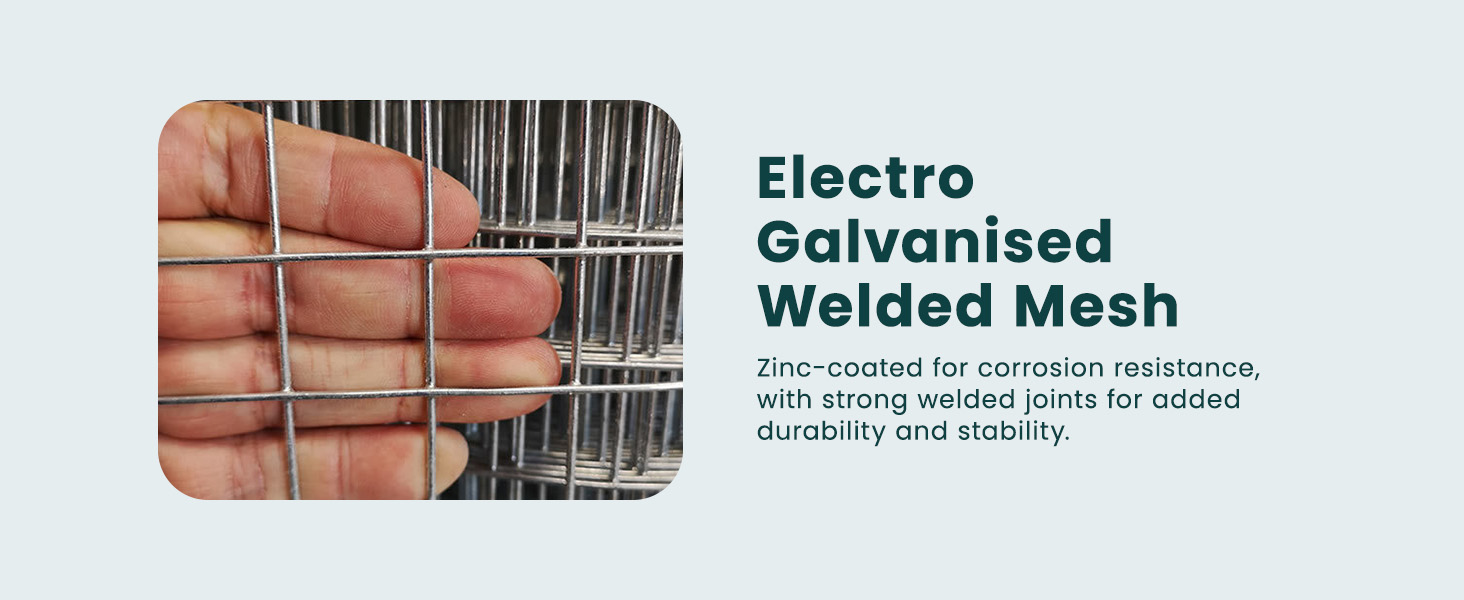 Electro Galvanised Welded Mesh