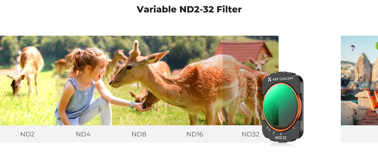 magnetic variable nd nd2 nd32 filters for dji osmo pocket 3 with nano-coating