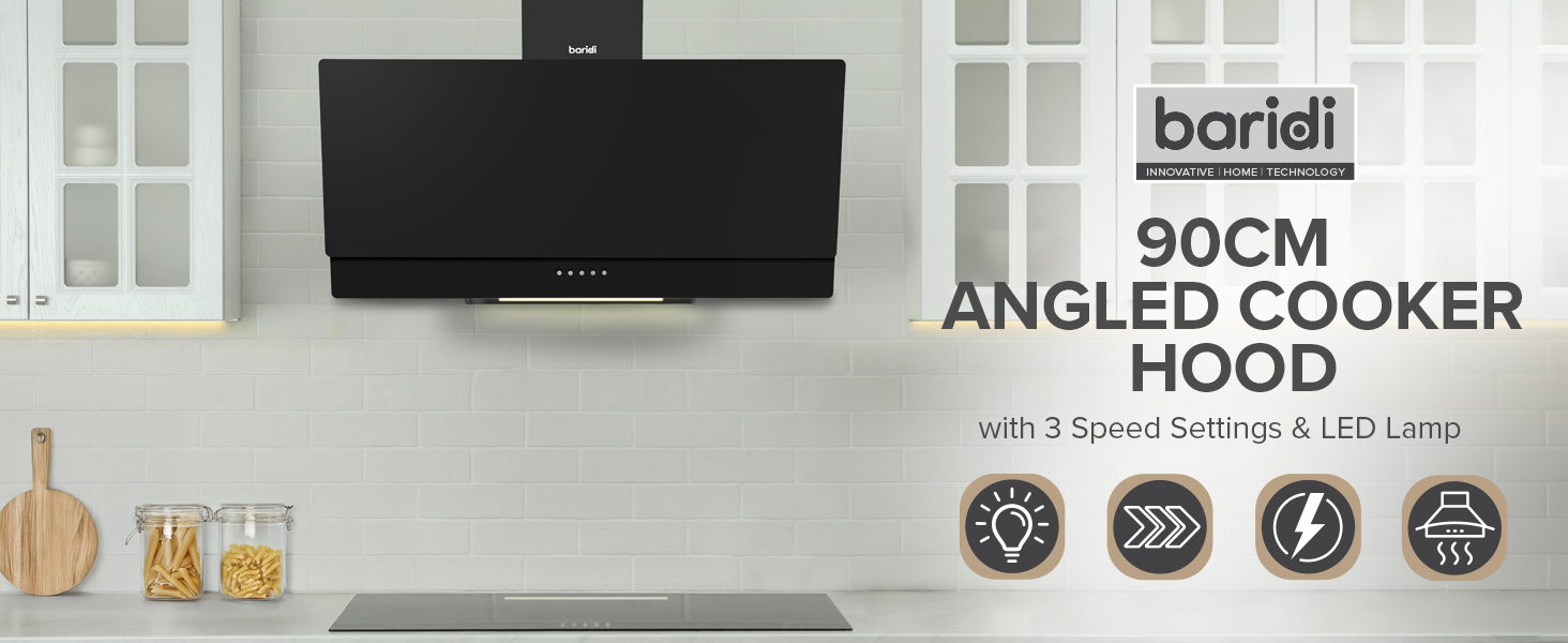 Angled Cooker hood