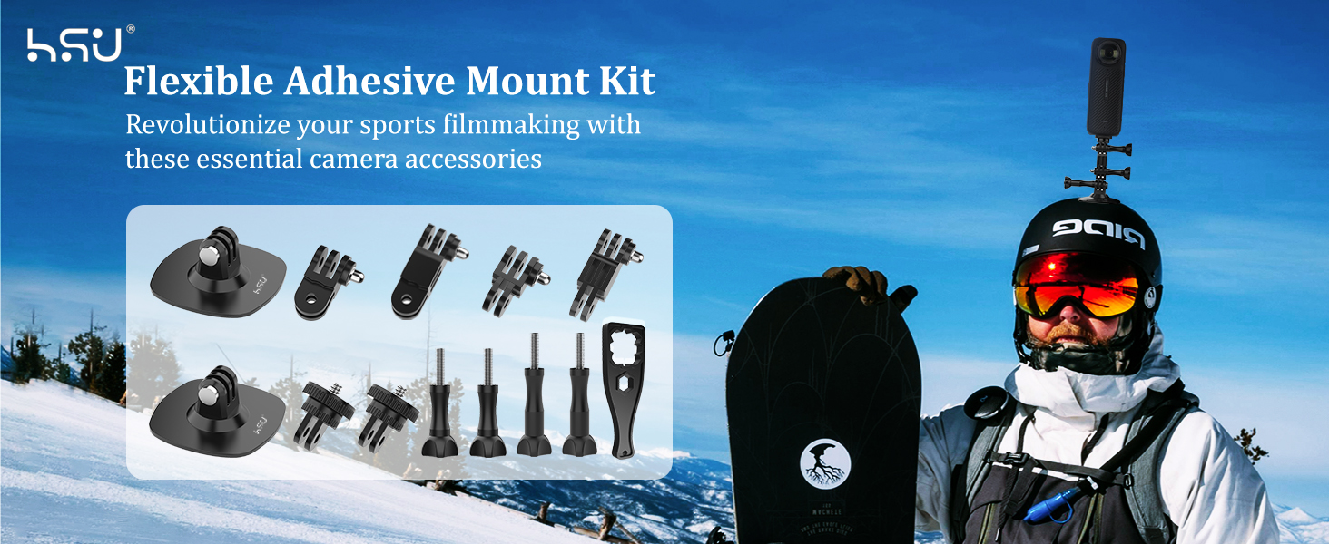 gopro adhesive mount