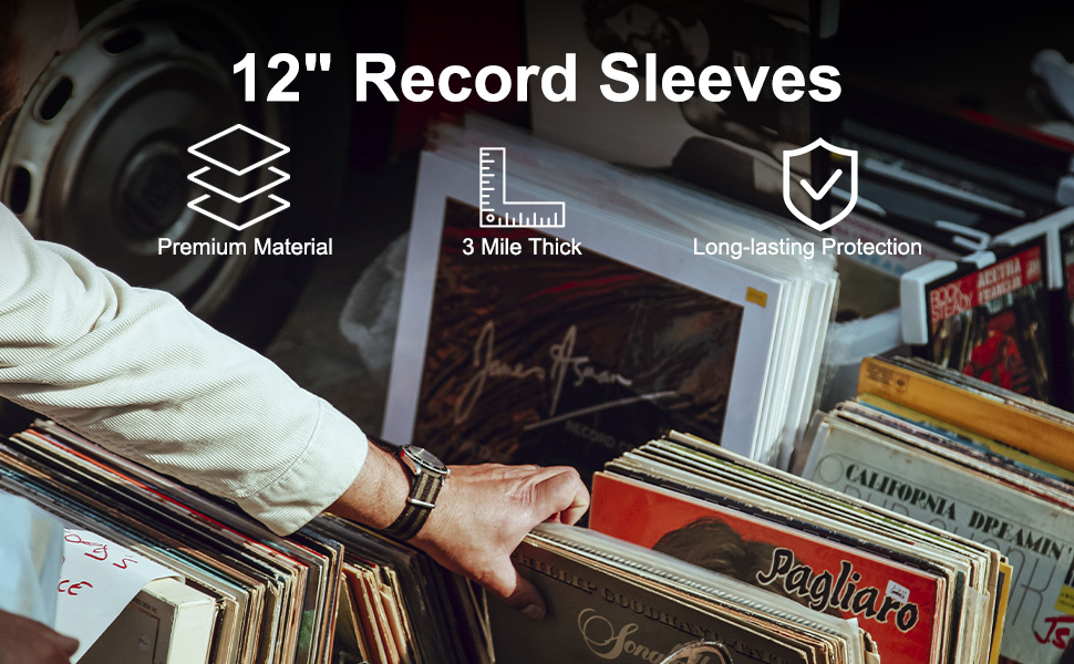 12 inch record sleeves