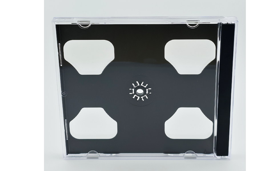 River double black cd case