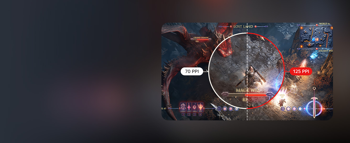 125 PPI (Pixels Per Inch)