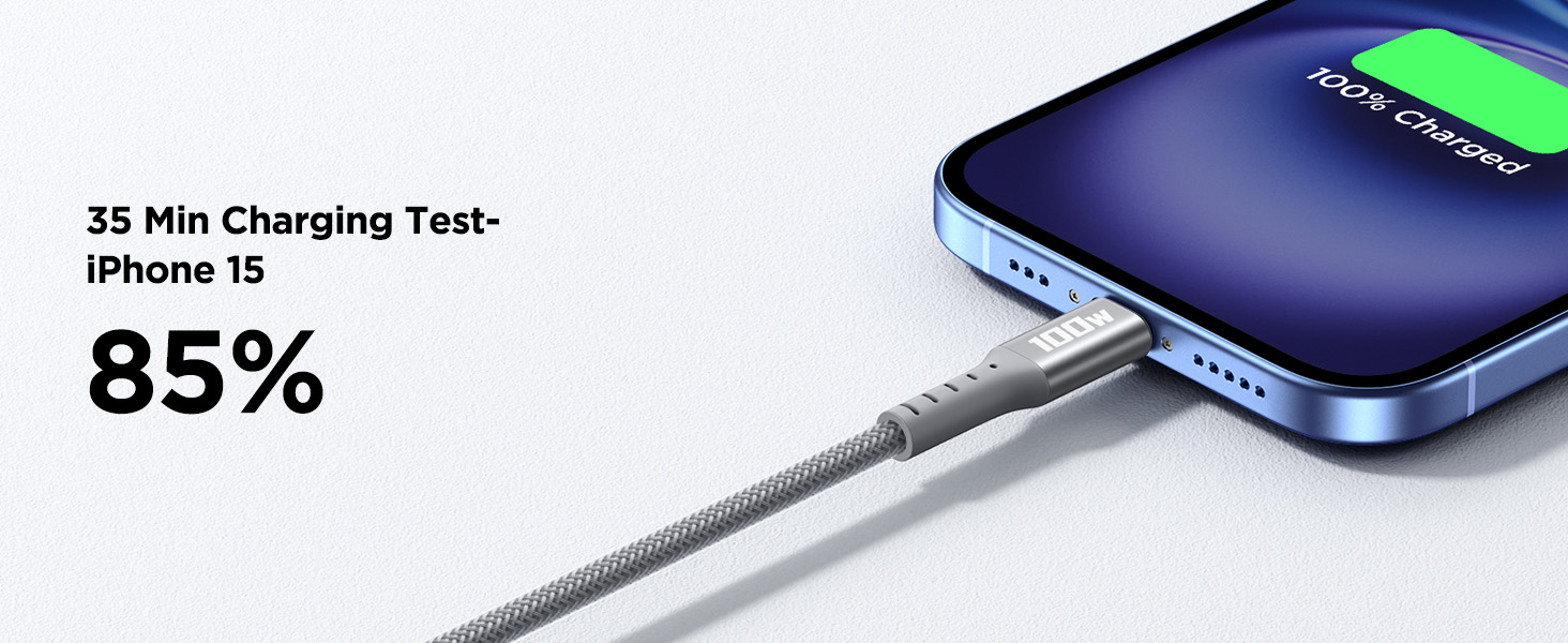 iphone 16 charger cable type c to type c cable fast charging 100w usb c cable usb c lead usb c wire