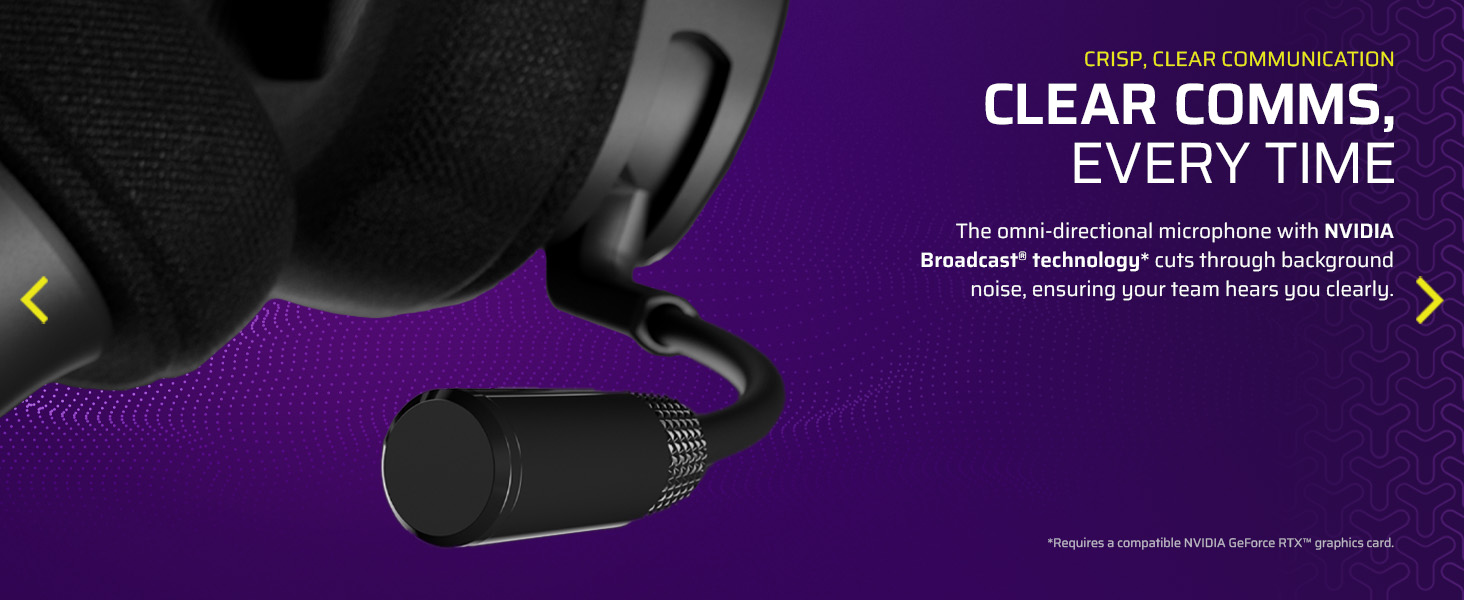 omnidirectional, omni, directional, mic, microphone, nvidia broadcast, high quality, hd, comms