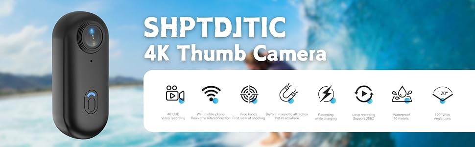 4K thumb camera
