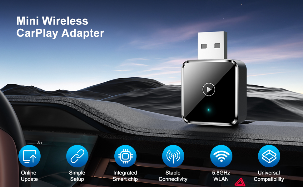 wireless carplay adapter uk