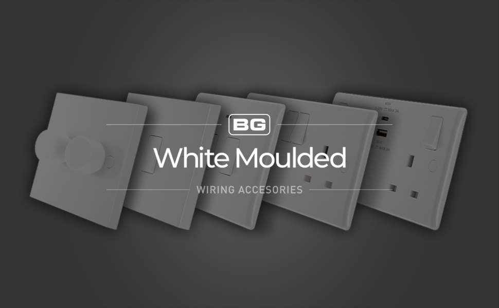 white moulded