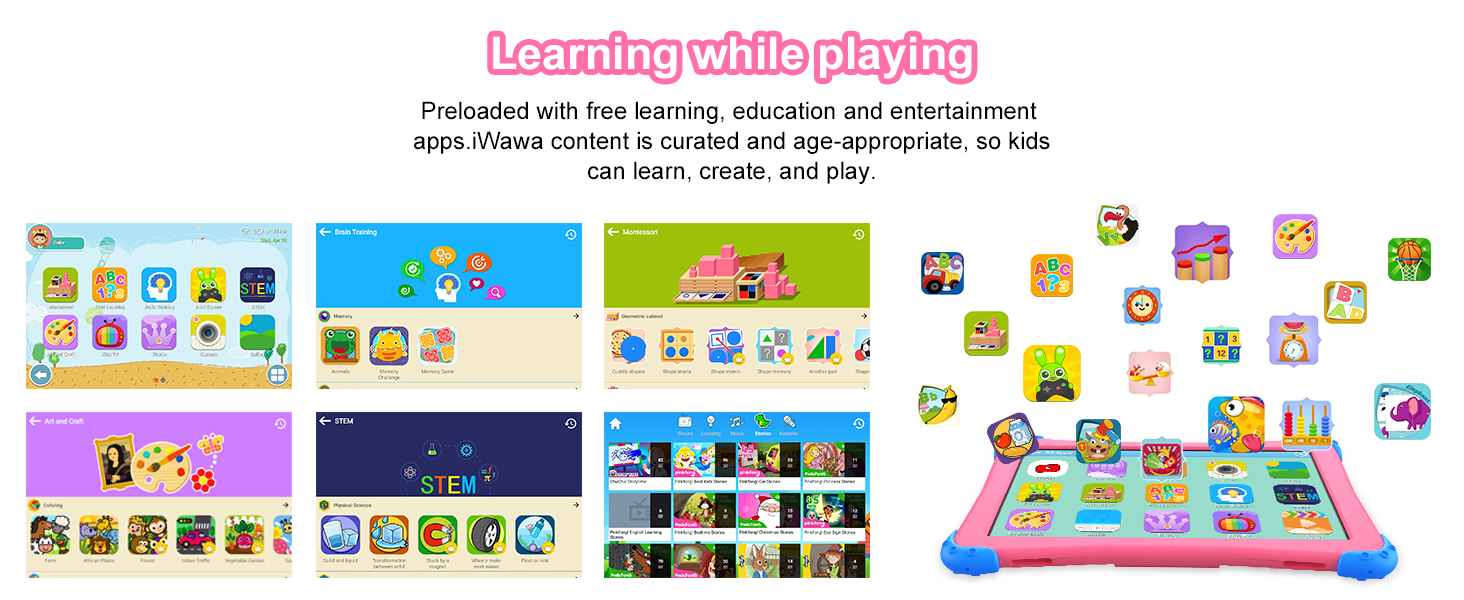 kids tablet with Kids APP