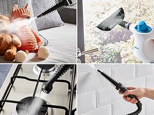 GEEPAS Handheld Steam Cleaner Multipurpose, 1050W Motor