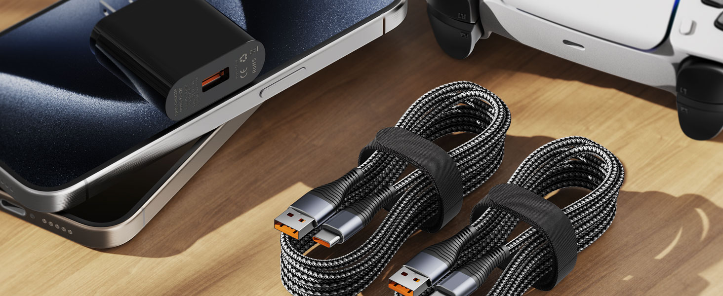 usb c cable 3m 2 pack