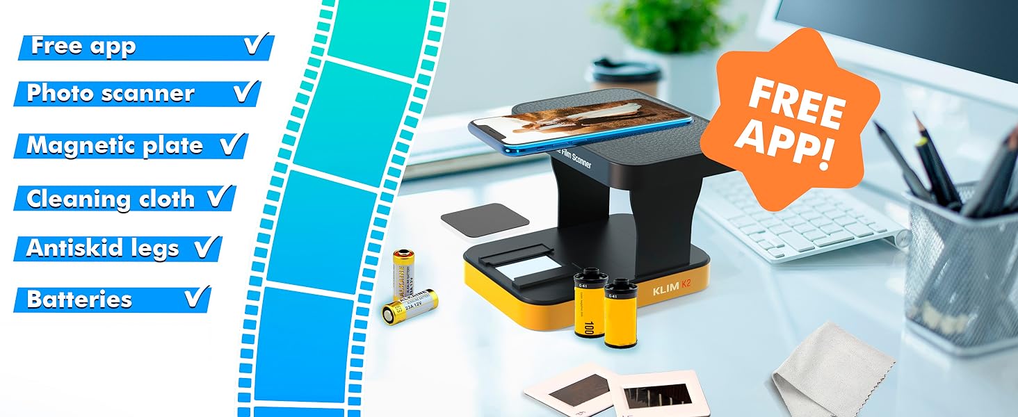 K2 Film Scanner White