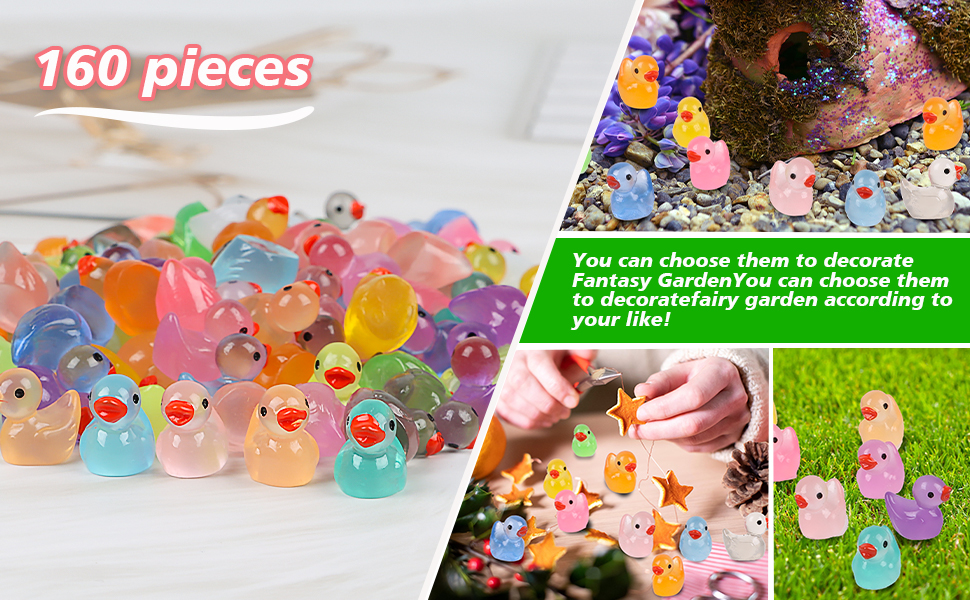 Mini Luminous Resin Ducks