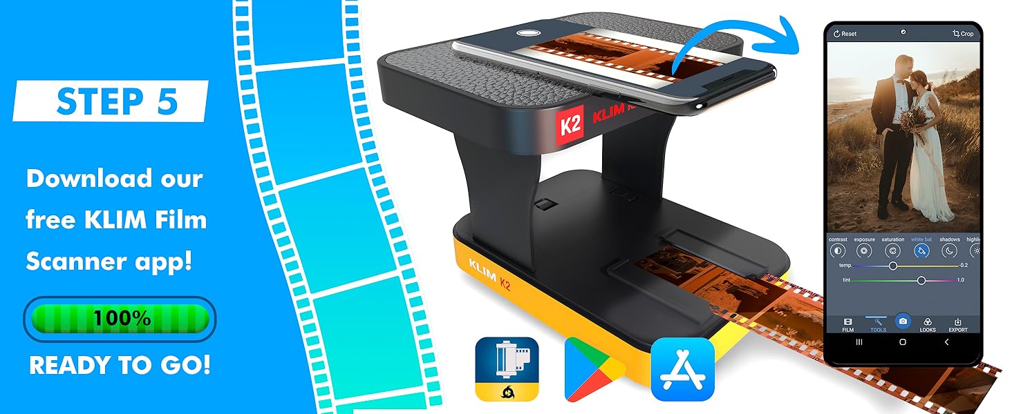 K2 Film Scanner White