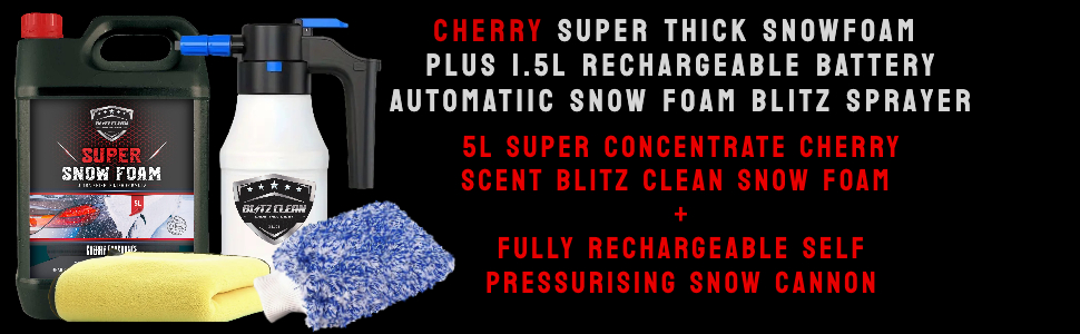 SNOW FOAM CAR CLEANING KIT Valeting detailing drying pore wash shampoo