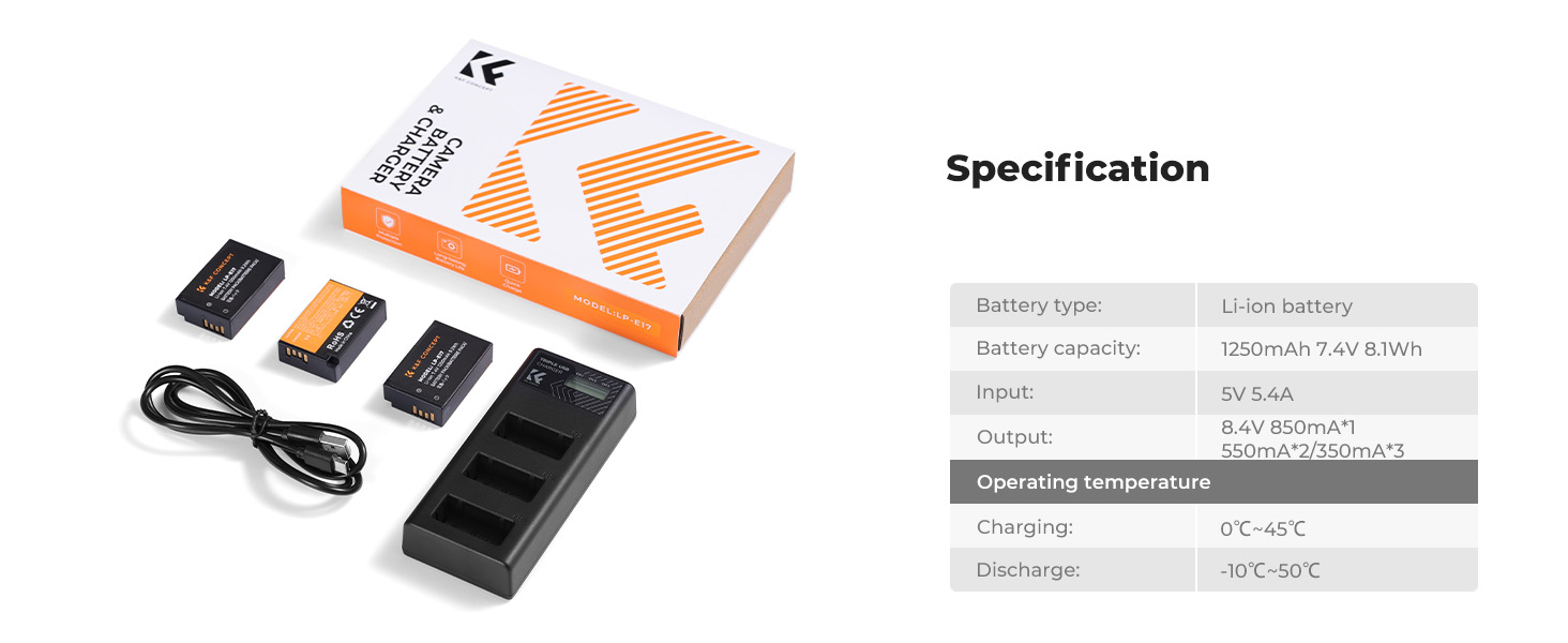 LP-E17 battery charger