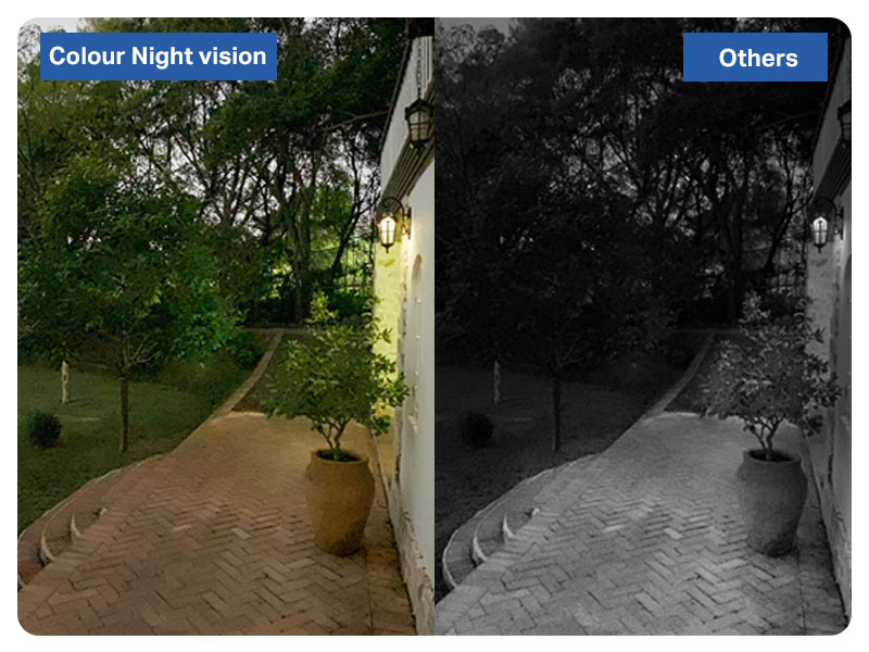 Smart Wire-Free Indoor/Outdoor Security Camera, Superior 2K Visuals, Wire-Free