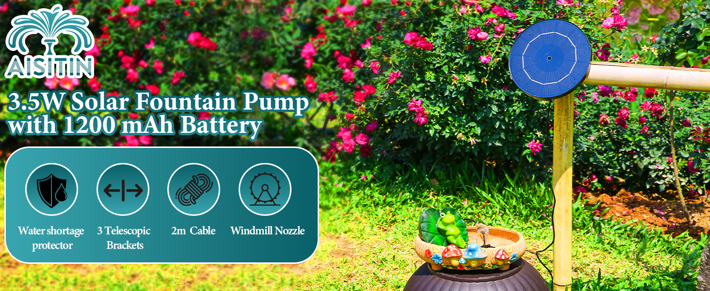 solar fountain pump