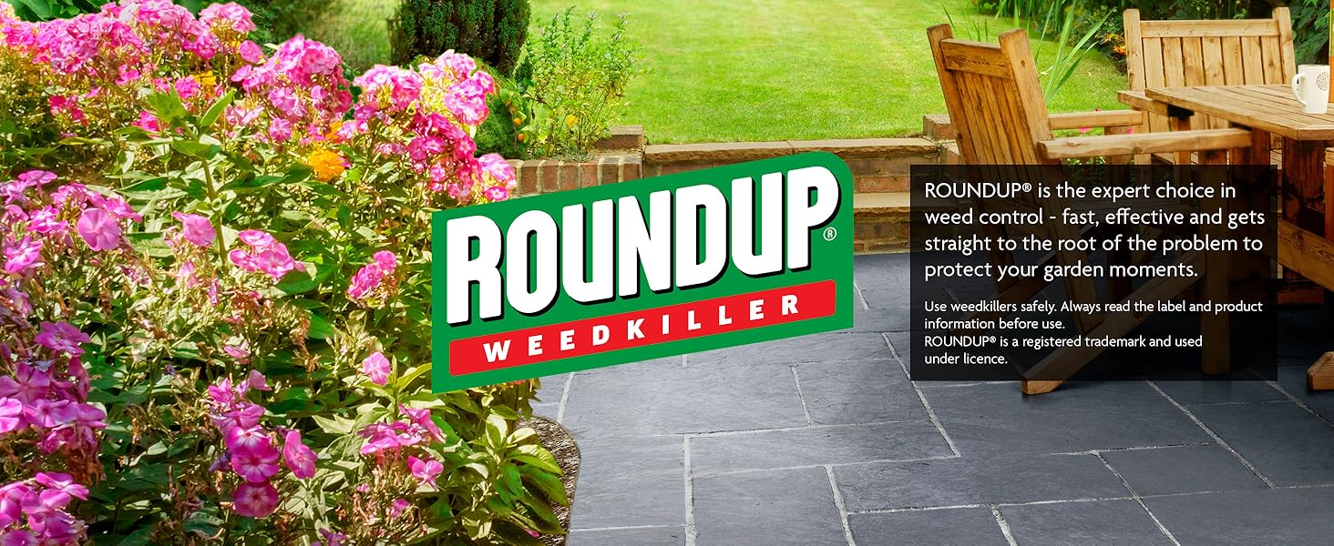 ROUNDUP Weedkiller - the expert choice in weed control