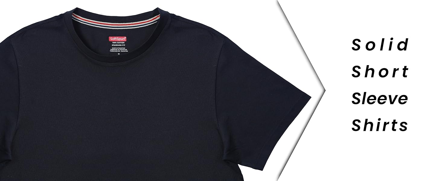 Softspun-Tshirts for Men UK Cotton Tshirts Crew Tshirts
