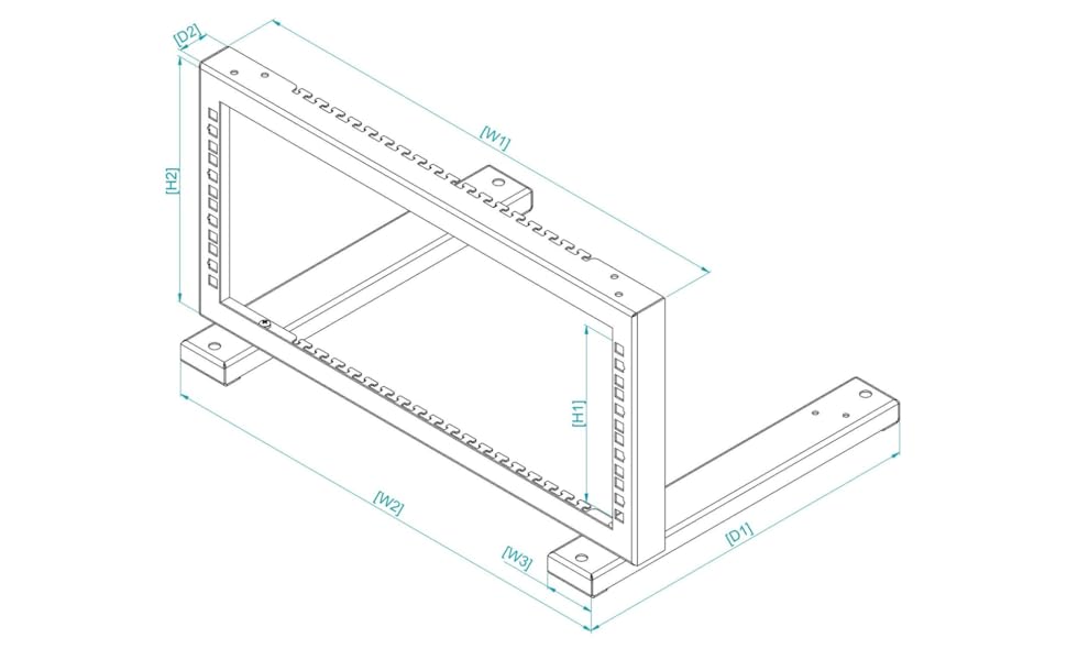 Technical Parameters Stand RACK 19 inches