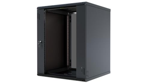 Stalflex Server Rack Data Cabinet PRO 19 inch 15U 600mm - Heavy Duty Steel - Network Equipment Rack & Cabinet - Server Cabinet compatible with Rack Shelf and Rack Rails