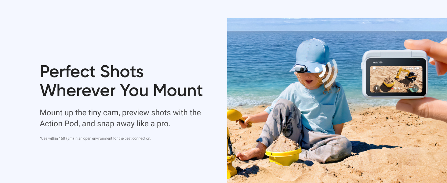 Perfect shots wherever you mount
