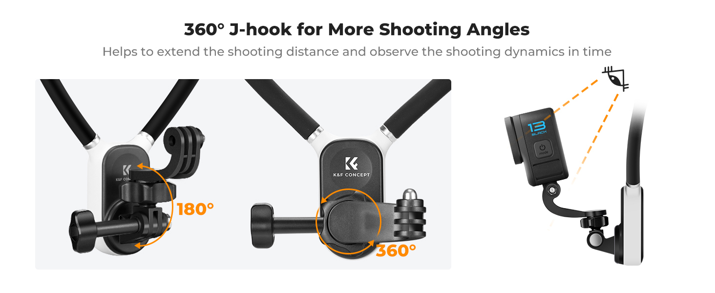 action camera neck mount