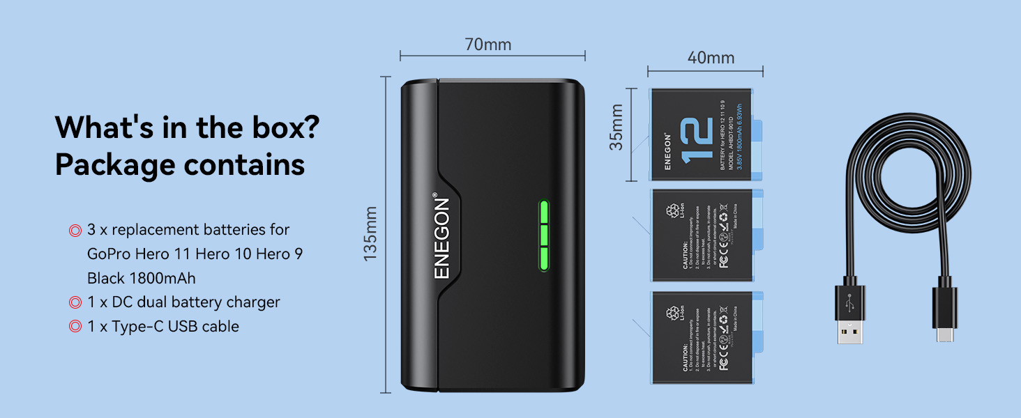 gopro 12 battery