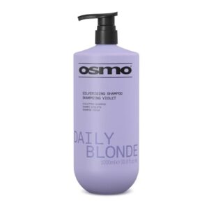 OSMO Daily Blonde Silverising Shampoo | Purple Shampoo | No Yellow or Brass | Vegan. 1000ml