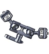 SMALLRIG 10 Inch Magic Arm with Super Clamp Large Crab Pliers Clip for Monitor, LED Light for DJI...