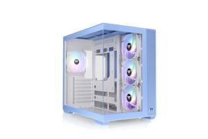Thermaltake View 380 TG ARGB Mid Tower Chassis 25 Years Hydrangea Blue Limited Editio