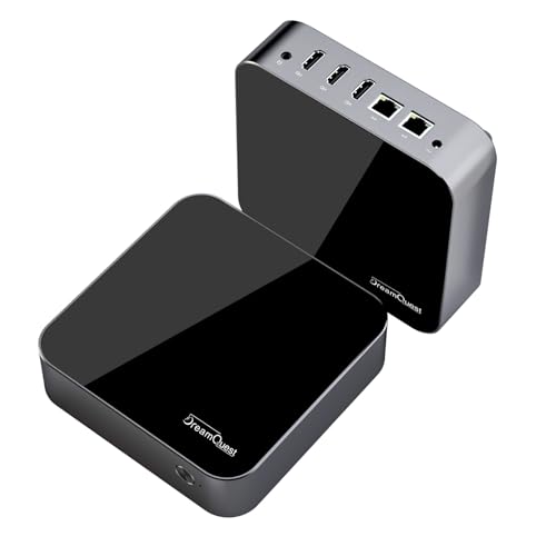 DreamQuest Mini PC Windows 11 Pro Intel N100 (up to 3.4 Ghz) 32GB DDR4 1TB M.2 SSD (Max 4TB) Desktop Computer with Type-C /HDMI Port