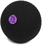 Yes4All Slam Balls (Black, Blue, Teal, Orange & Glossy) 10-40lbs for Strength and Crossfit Workou...