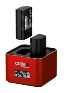 Hähnel - ProCube3 - For Canon - DSLR Duo Charger - Faster Charging - USB Type-C inpu