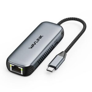 WAVLINK USB C to Ethernet Adapter with 95W PD