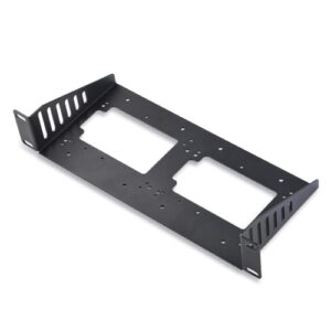 GeeekPi DeskPi RackMate Accessories SBC Shell 10 inch 1U Rack Shelf for permanent installation in all standard 10-inch racks and cabinets to accommodate a variety of motherboard and hard drive