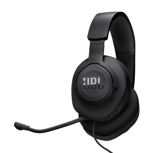 JBL Quantum 100M2 Wired Over-Ear Gaming Headset QuantumSOUND Signature and 3.5 mm Headphone Jack