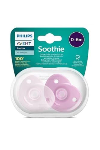 Philips Avent Soothie - BPA Free Dummy for Babies from 0 to 6 Months