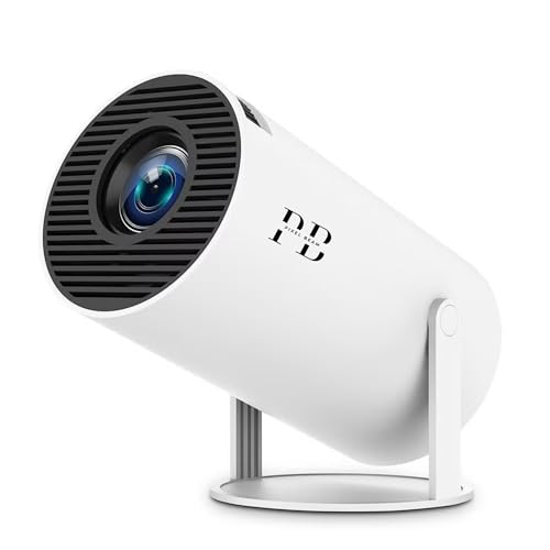 5G 4K Smart Mini Projector 130 screen display with ultra fast WiFi 6 wireless connection and Android 11 smart OS. It features 85°/55° projection