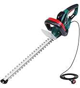 POSENPRO 20V Cordless Hedge Trimmer, Electric Hedge Cutter w/2.0Ah Battery, 450mm Dual-Action Las...