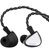 Linsoul 7Hz x Crinacle Zero:2 In Ear Monitor, Updated 10mm Dynamic Driver IEM, Wired Earbuds Earp...