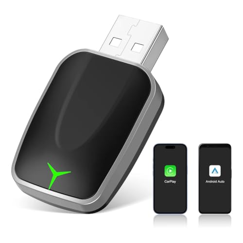 2-in-1 Wireless CarPlay and Android Auto Adapter