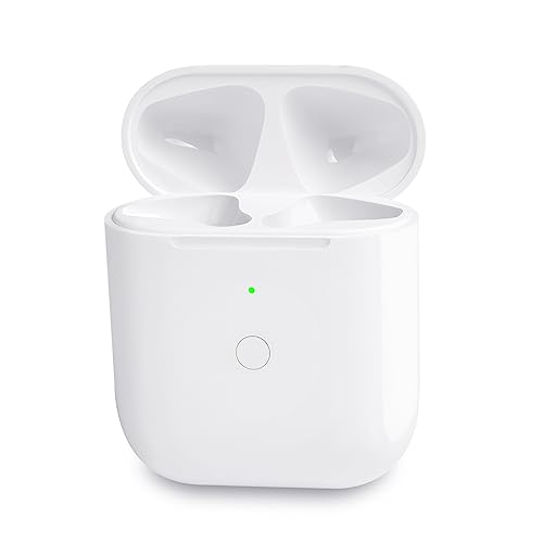 Compatible with Air Pods 1 2 Gen Charging Case Replacement for Air Pod 1st 2 Generation Charger Cases with Bluetooth Sync Pairing Button
