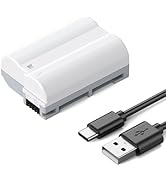 K&F Concept 2 Pack LP-E17 Battery 1040mAh with USB-C Port, Compatible with Canon EOS R50 R8 RP R1...