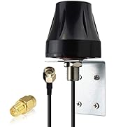 YILIANDUO Dual Band Aerial 9dBi 2.4GHz 5G 5.8GHz RP-SMA Male Antenna with Magnetic Base 3M Cable ...