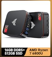 NiPoGi Mini PC E1 Mini PC Windows 11 pro Intel Alder Lake-N97 (up to 3.6GHz) 16GB DDR4 1TB M.2 SS...