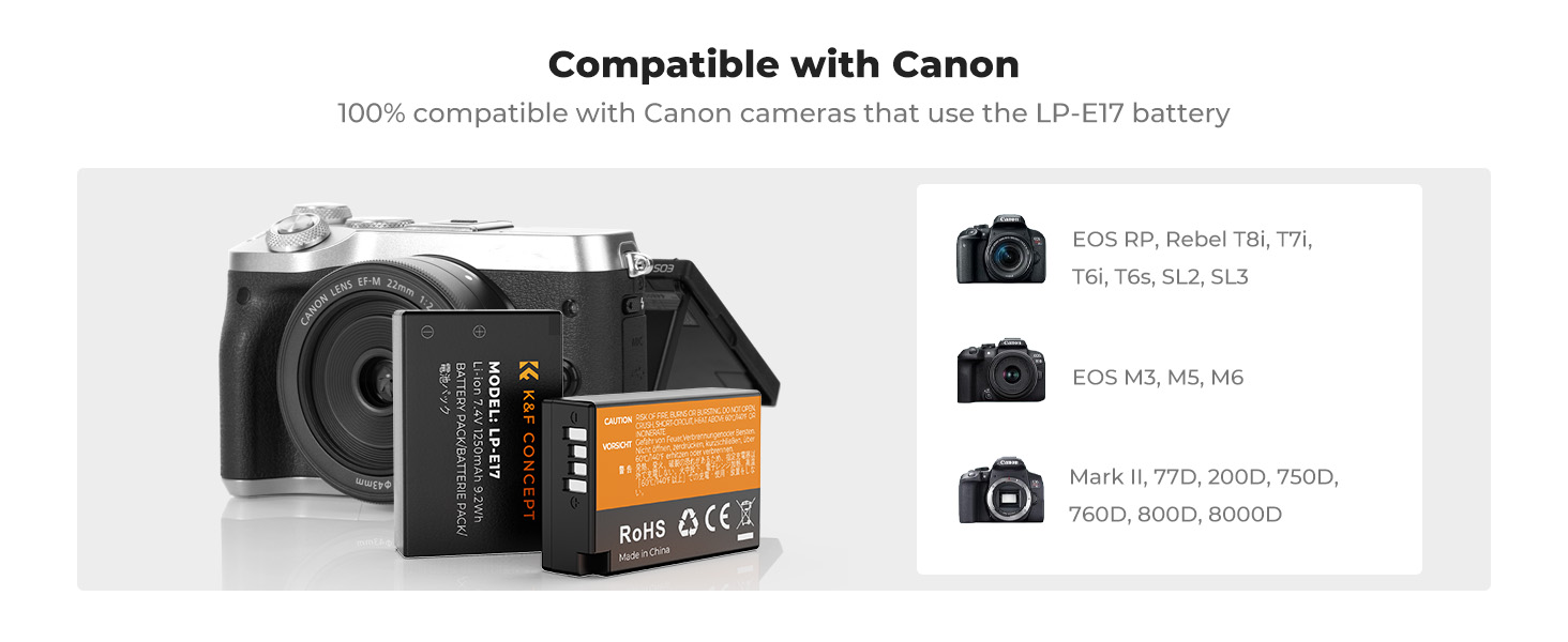 LP-E17 battery charger